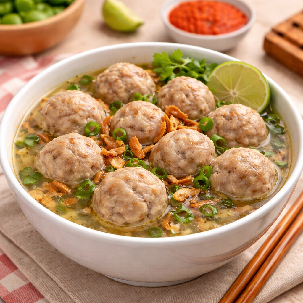 Bakso kuah hangat gurih